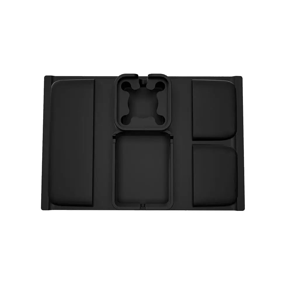 Silicone Couch Arm Tray Sofa Armrest Organizer Cup Holder Back Grid-Like Design Storage Supplies for Car Backseats Living Rooms