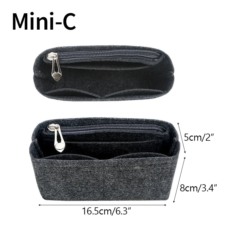 Bag Organizer for Longchamp Small Tote Bag Timid Bag Storage & Finishing Inner Bag Liner Handbags Insert Organizer fit Mini Size