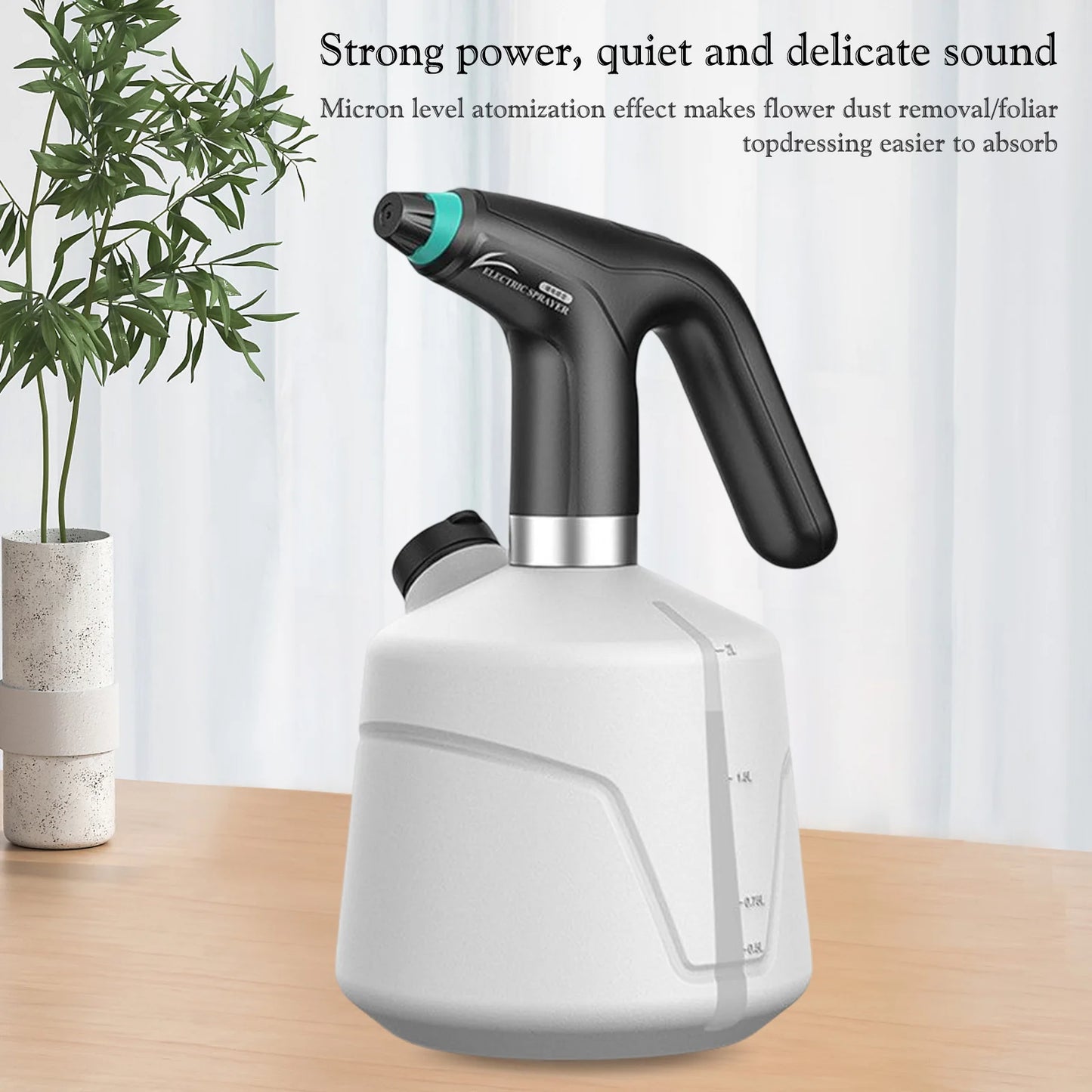 0.9/1/1.5/2L Electric Automatic Sprinkling Sprayers Home Sanitizing Sprayer USB Charging Adjustable Nozzle Gardening Tools