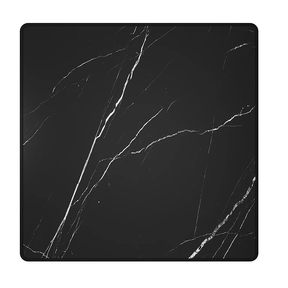 Square Marble Effect 80cm Folding Coffee Table Camping Dining Table Office Center Kitchen Furniture