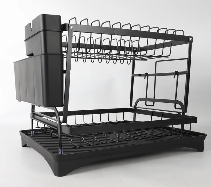 Drainer rack kitchen sink Kitchen Adjustable Plates Organizer Dish Bowl Drainer Storage Rack Cutlery Storage Holder