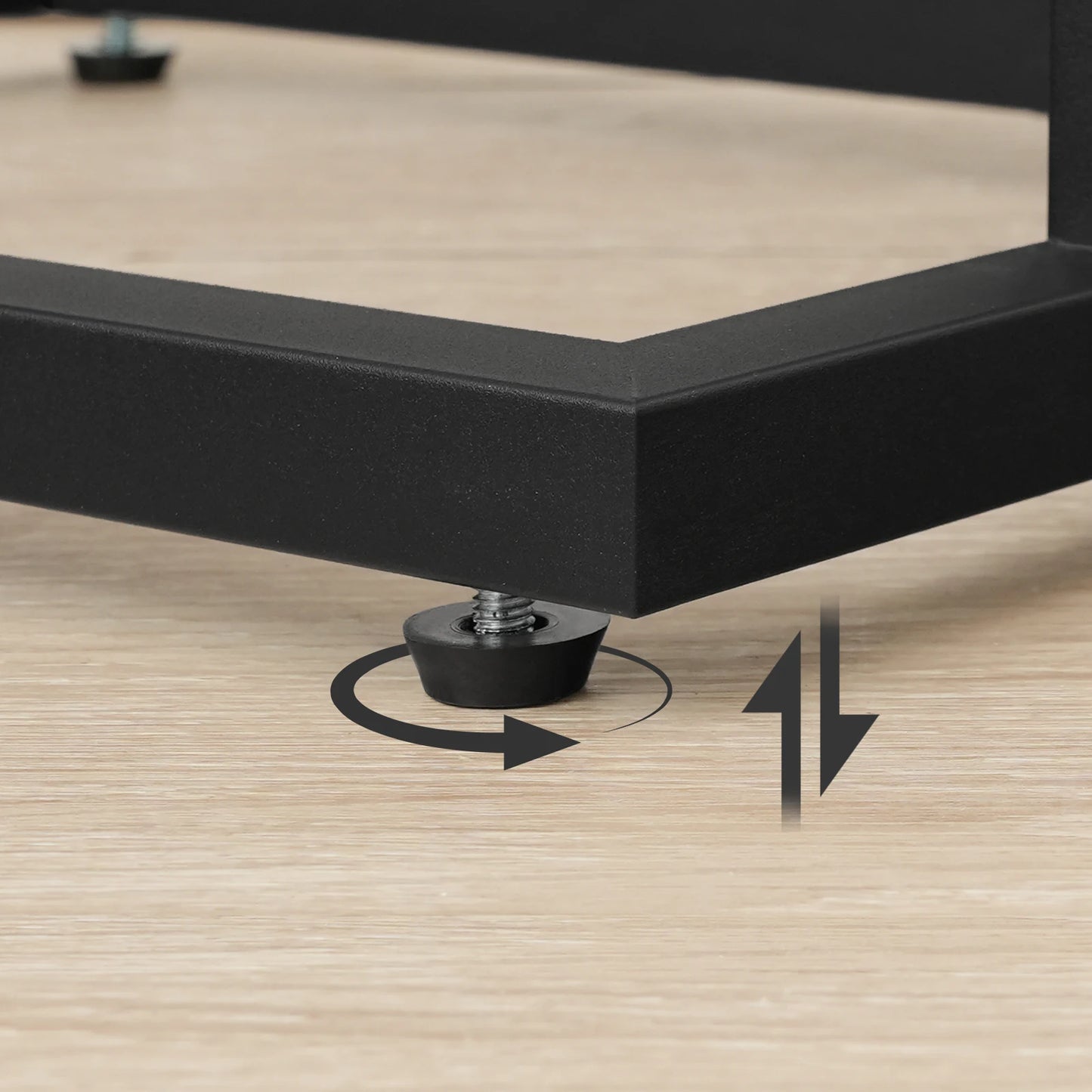 C Shaped Side Table, Narrow Sofa Side Table, Tall Slim Side Table for Living Room, Laptop Table for Sofa Small Coffee Table