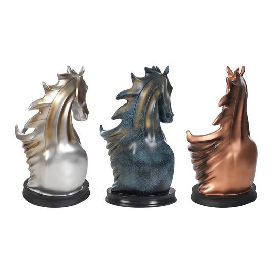 Wine Bottle Holder Horse Statue Wine Rack Home Kitchen Wine Cellar Decorative Storage Display Rack
