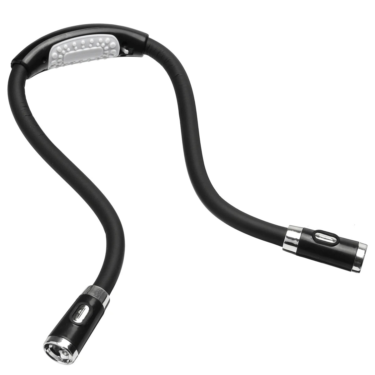 4LED Neck Reading Light Flexible Hug Neck Lamp Torch 2xAAA Batteries Book Lights 4 Modes Camping Lamp Flashlight Headlight