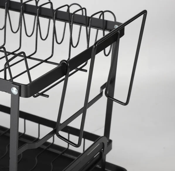 Drainer rack kitchen sink Kitchen Adjustable Plates Organizer Dish Bowl Drainer Storage Rack Cutlery Storage Holder
