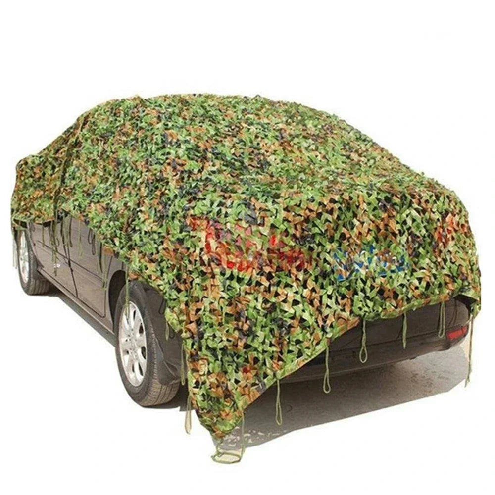 3X3M 5X1.5M Military Camouflage Net Swimming Pool Beach Gazebo Garden Sun Shelter Camo Army Canvas Netting Tent Jungle Desert