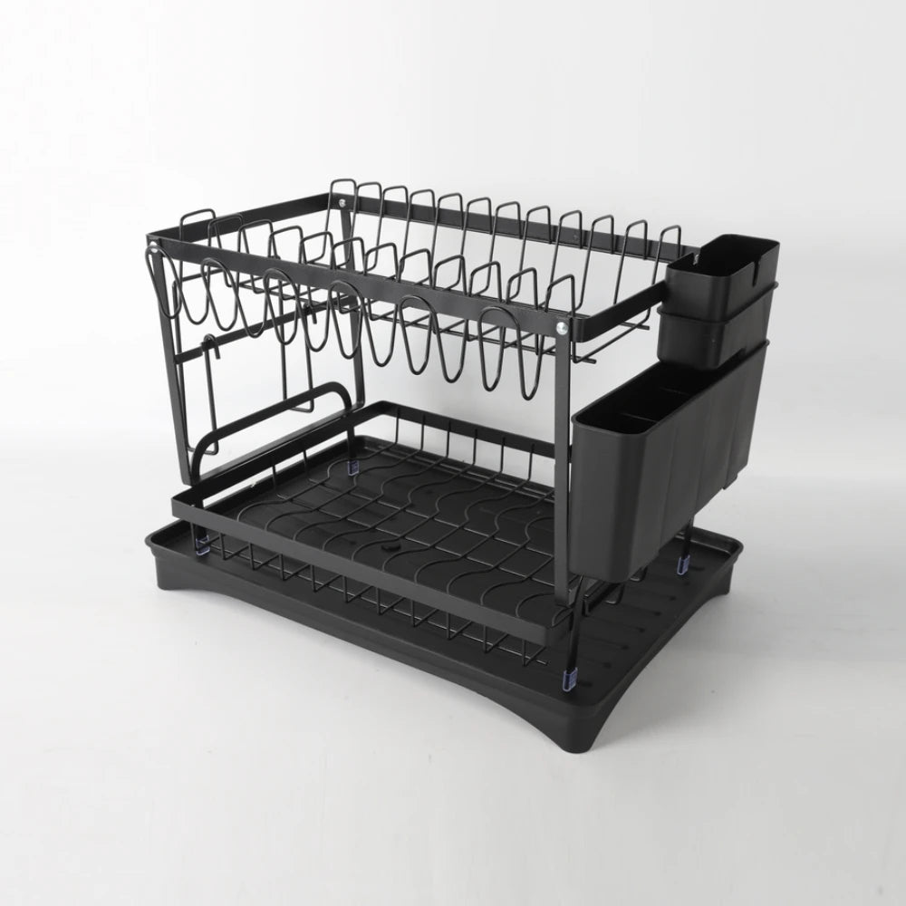 Drainer rack kitchen sink Kitchen Adjustable Plates Organizer Dish Bowl Drainer Storage Rack Cutlery Storage Holder