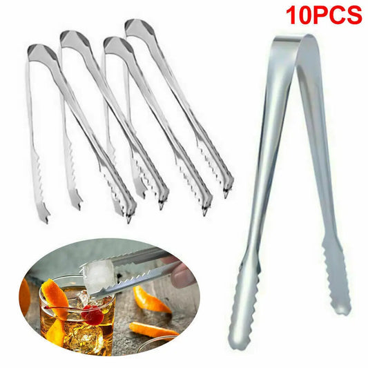 10Pcs Wedding Bar Sweet BBQ Candy Buffet Party Kitchen Scoop Ice Tongs Set UK
