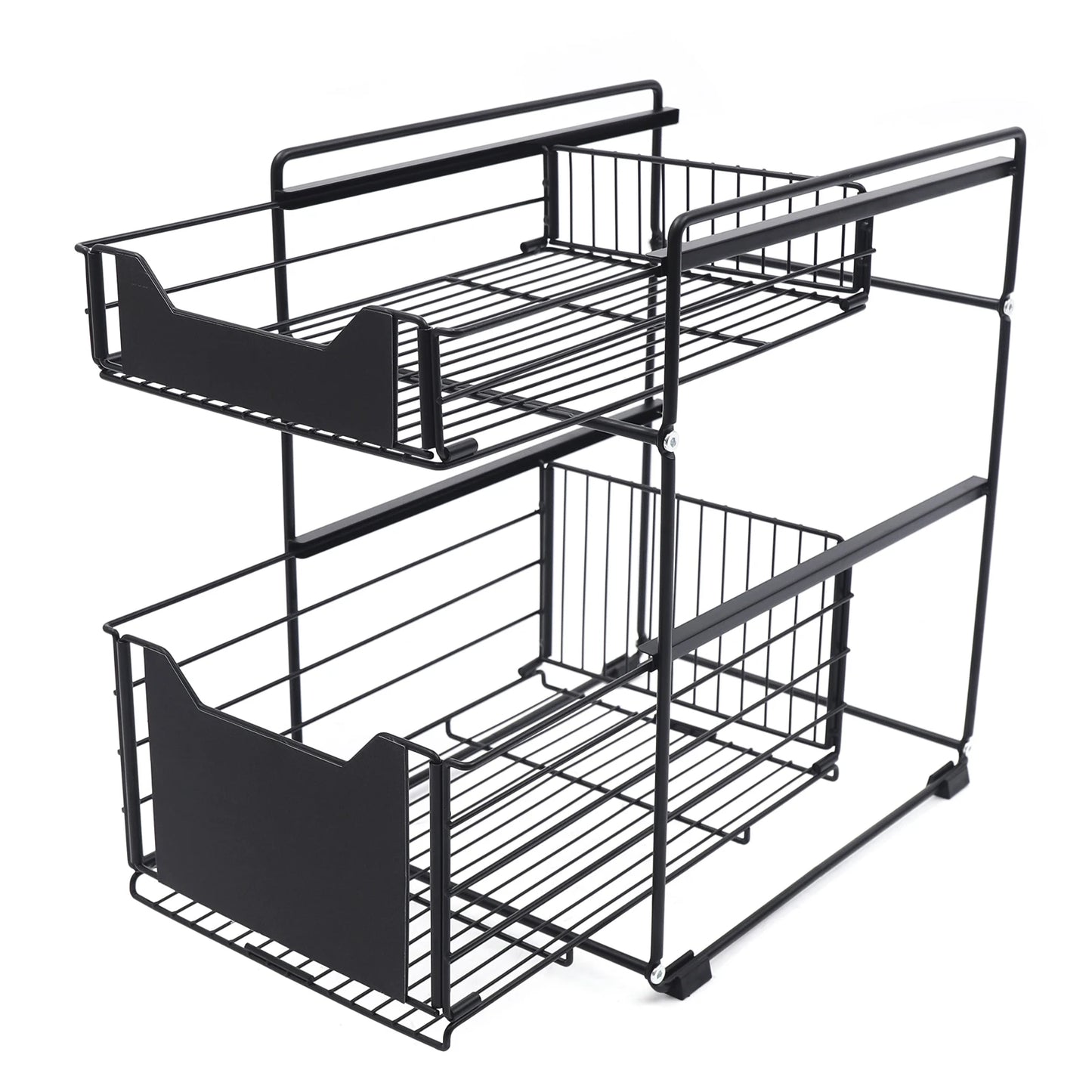 Kitchen Organiser Shelf 2 Tier Under Sink Shelf Sink Organiser Base Cabinet Organiser Kitchen Under Sink Organiser Metal