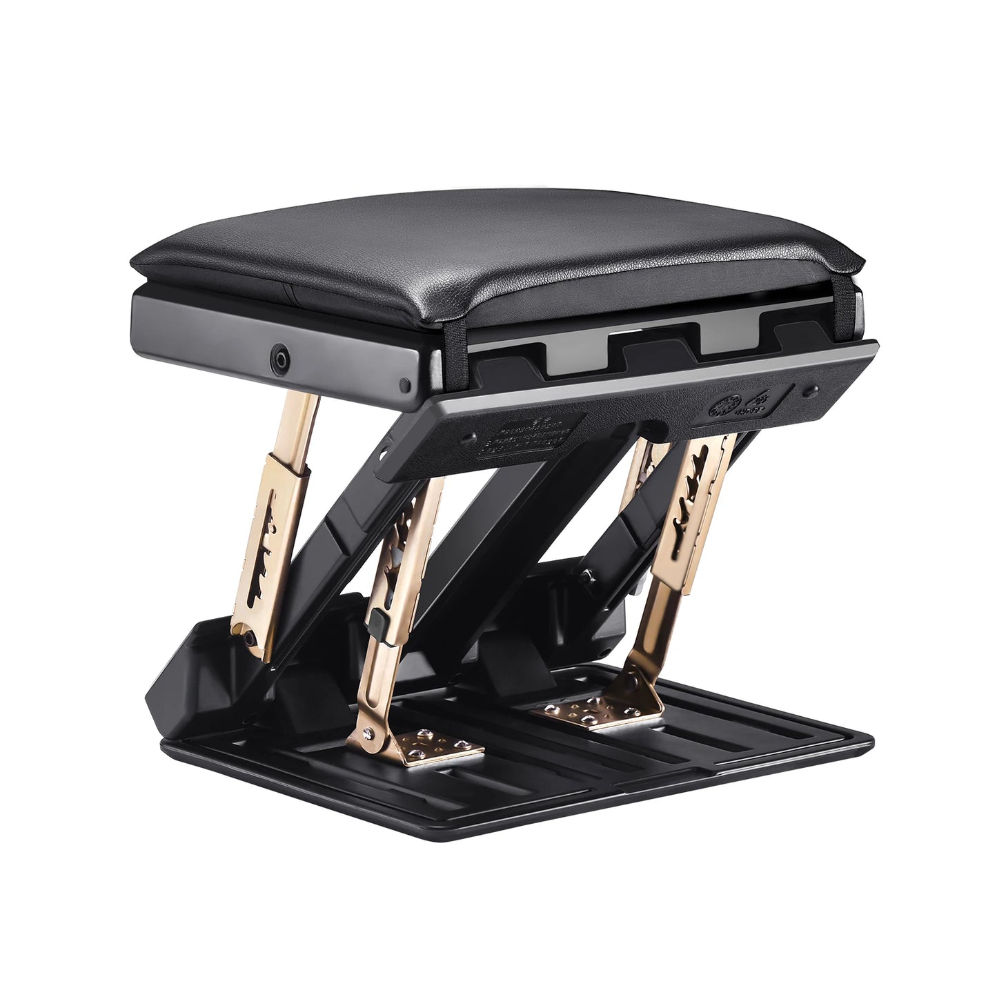Foot Rest Under Desk, SenDeluz Ergonomic Foot Rest 4 Level Height Adjustable Folding Footstool Non-Slip Foot Leg Rest