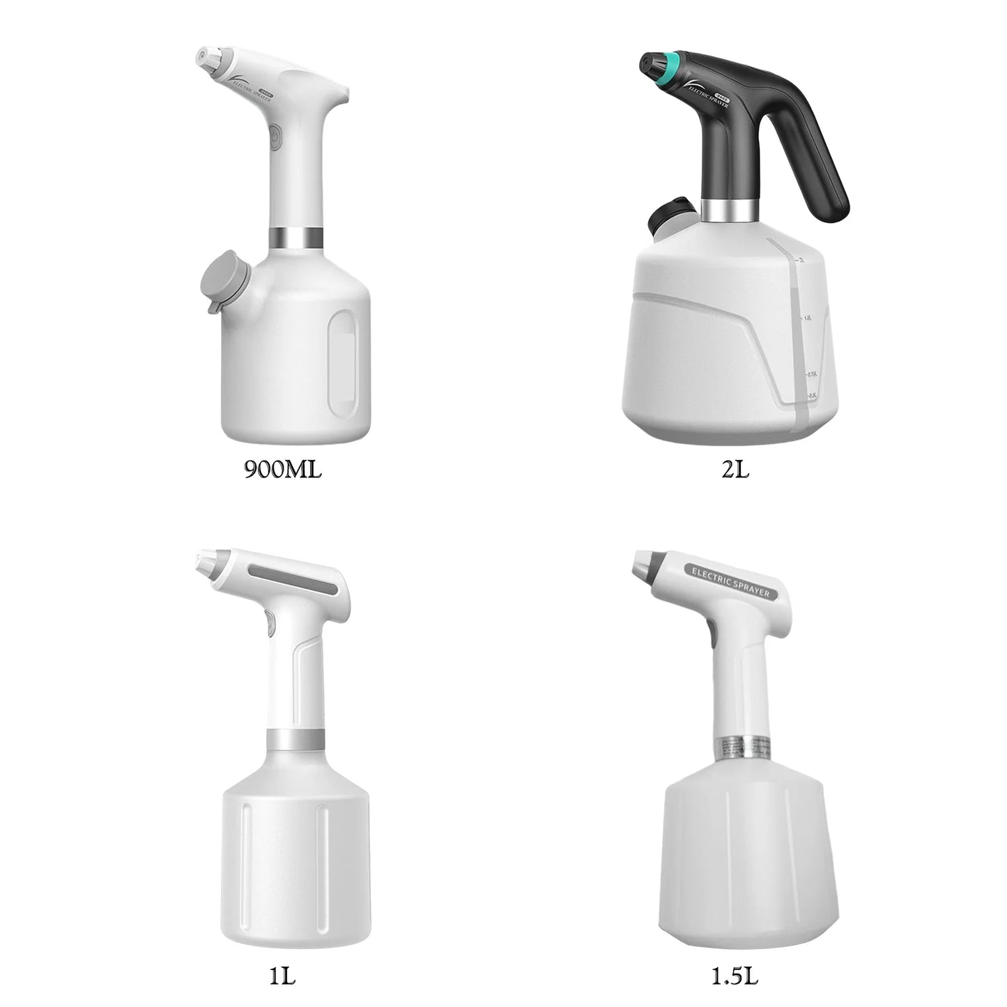 0.9/1/1.5/2L Electric Automatic Sprinkling Sprayers Home Sanitizing Sprayer USB Charging Adjustable Nozzle Gardening Tools
