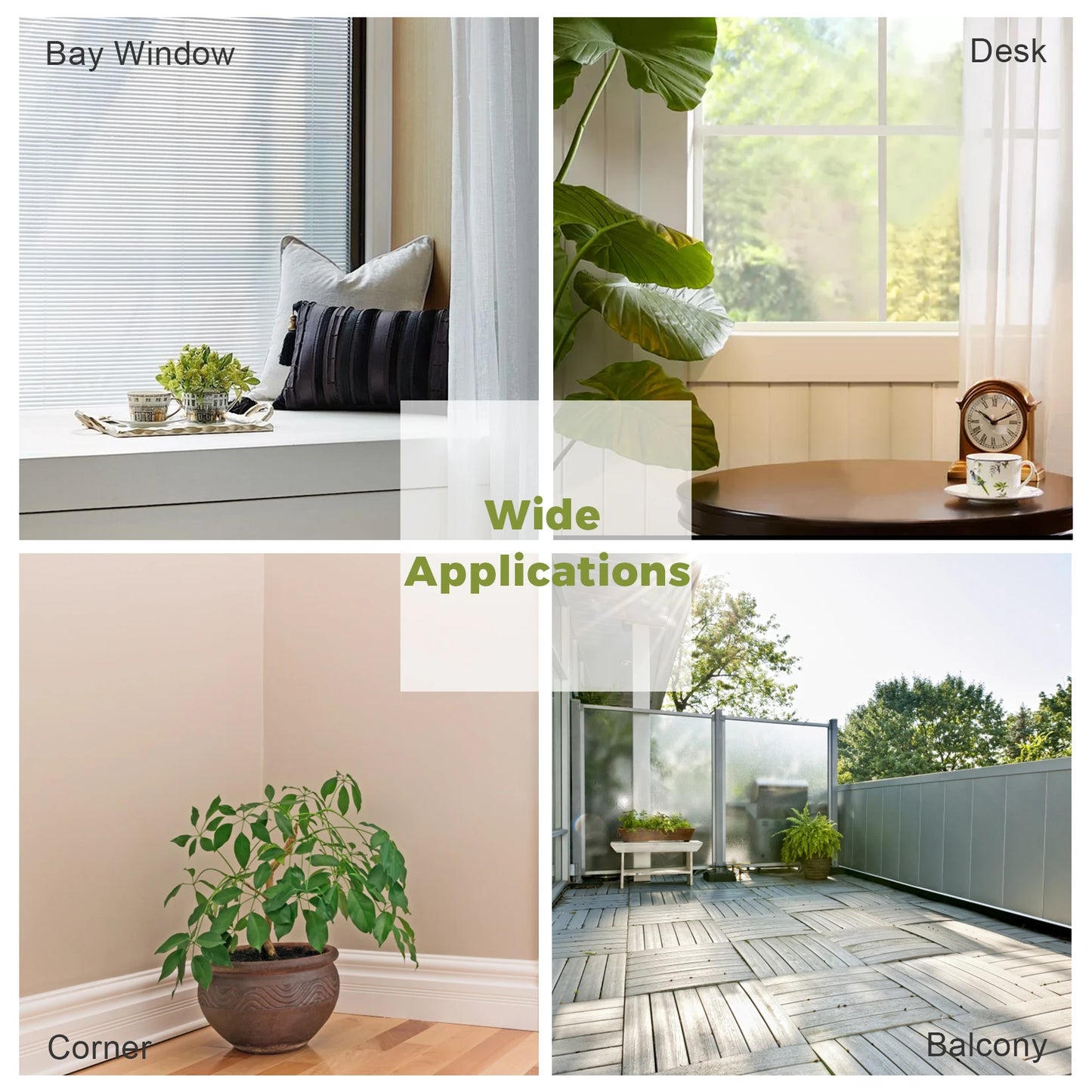 4 Potted Flower Stand Plant Holder Window Plant Pot Shelf Desk Plant Stand Indoor Outdoor Plant Display Garden Patio