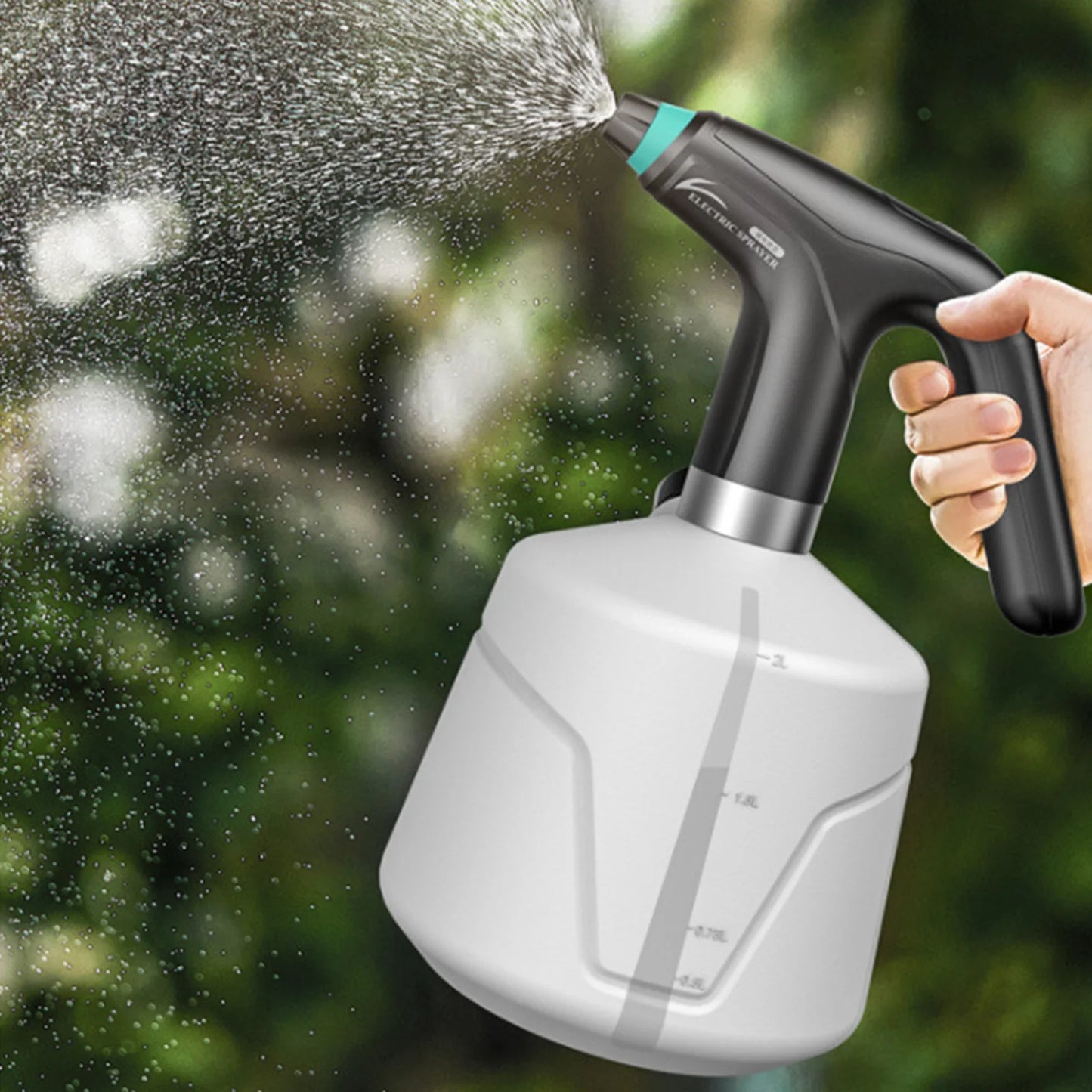 0.9/1/1.5/2L Electric Automatic Sprinkling Sprayers Home Sanitizing Sprayer USB Charging Adjustable Nozzle Gardening Tools