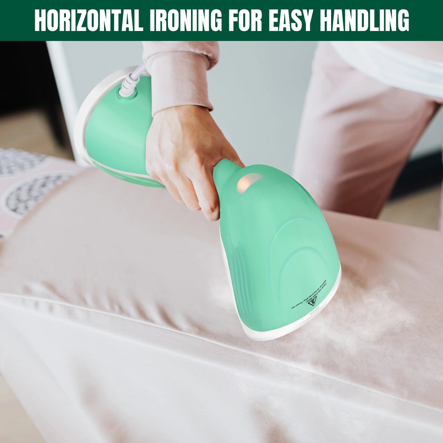 Clothes Steamer Handheld, 1500W Portable Garment Steamer Iron for Clothes with 300ml Tank, Fast Heat-up, Fast Wrinkle Removal
