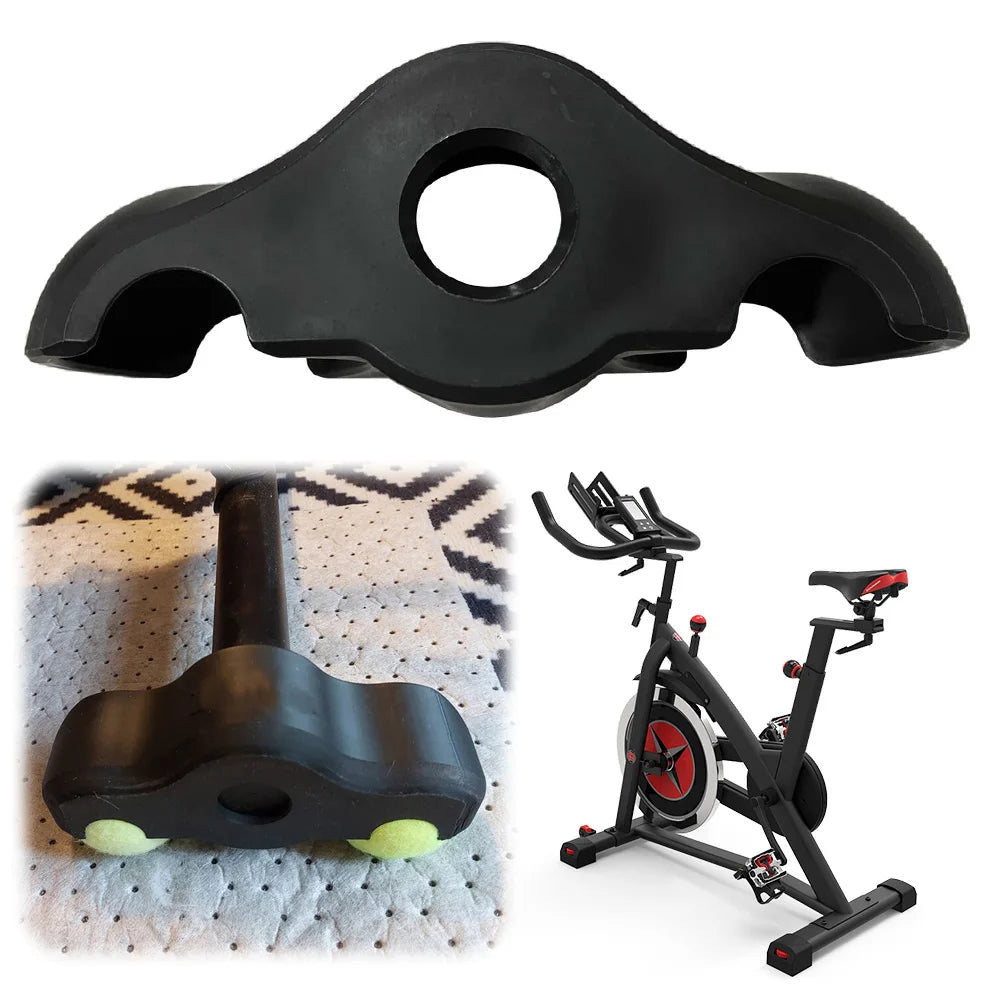 Cycling Training Foot Pads Shock Absorbing Tennis Ball Foot Pads for Wahoo Kickr Core Indoor Cycling Bike Anti-slip for Home
