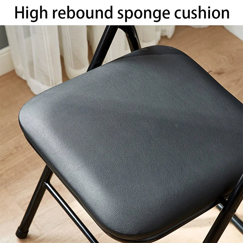 Simple Stool Household Folding Chair Portable Lounge Backrest Computer Chair Training Conference Chair