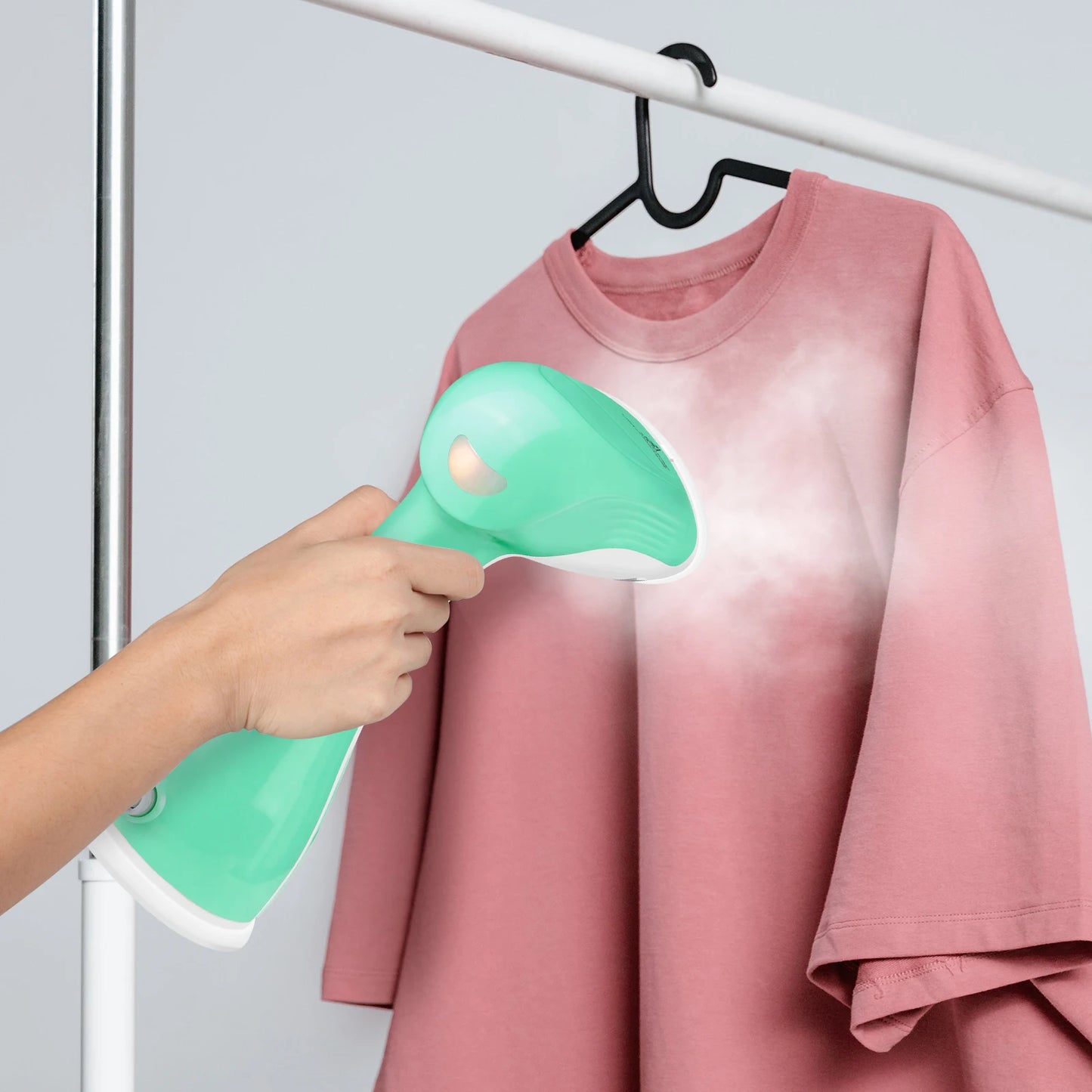 Clothes Steamer Handheld, 1500W Portable Garment Steamer Iron for Clothes with 300ml Tank, Fast Heat-up, Fast Wrinkle Removal