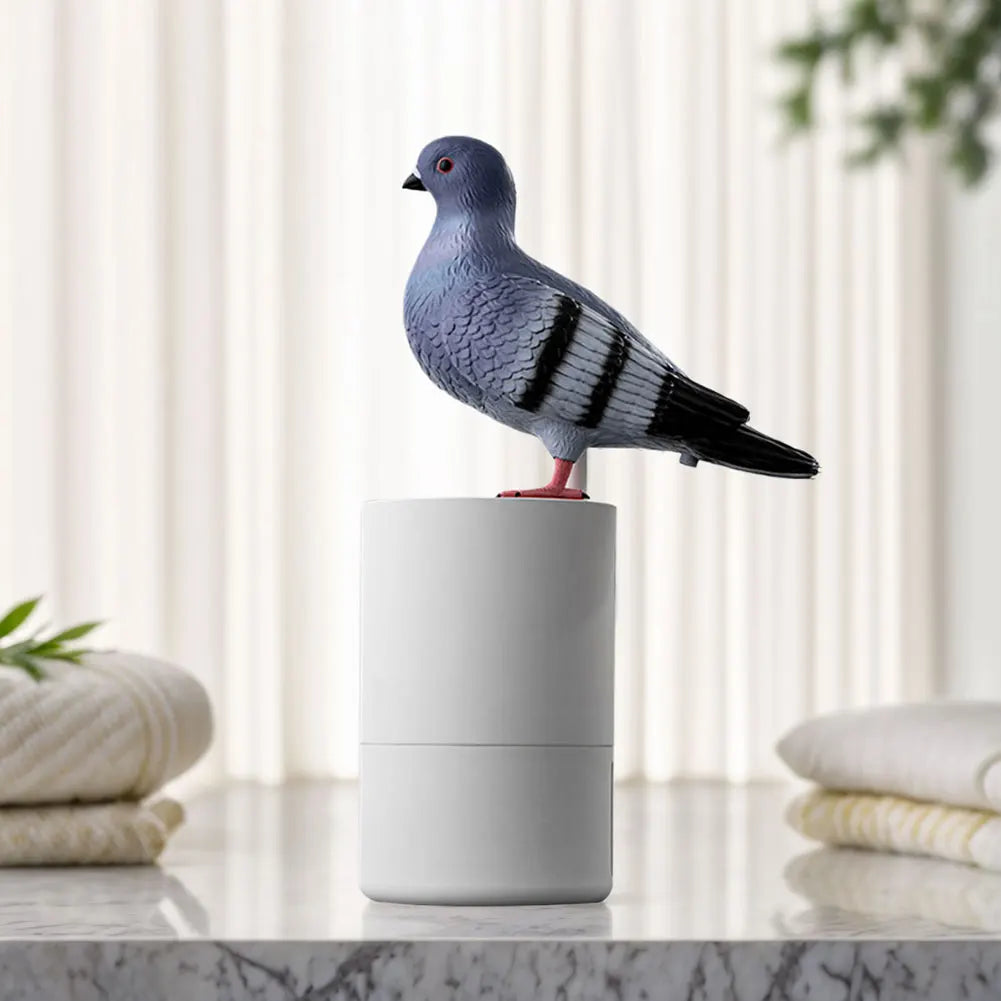 Cute Pigeon Automatic Soap Dispenser Touchless Foaming Soap Dispenser 300ml Electric Foam Soap Dispenser for Bathroom Kitchen