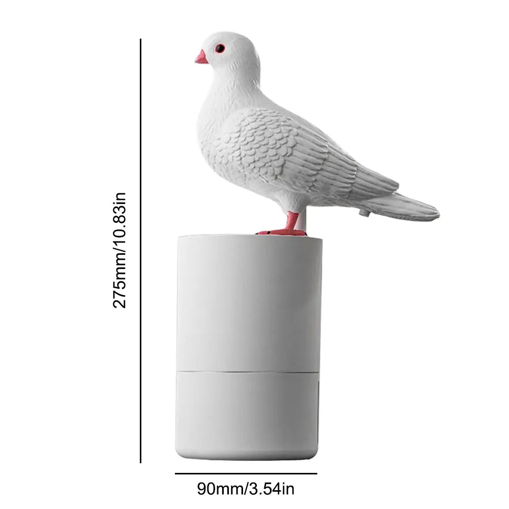 Cute Pigeon Automatic Soap Dispenser Touchless Foaming Soap Dispenser 300ml Electric Foam Soap Dispenser for Bathroom Kitchen