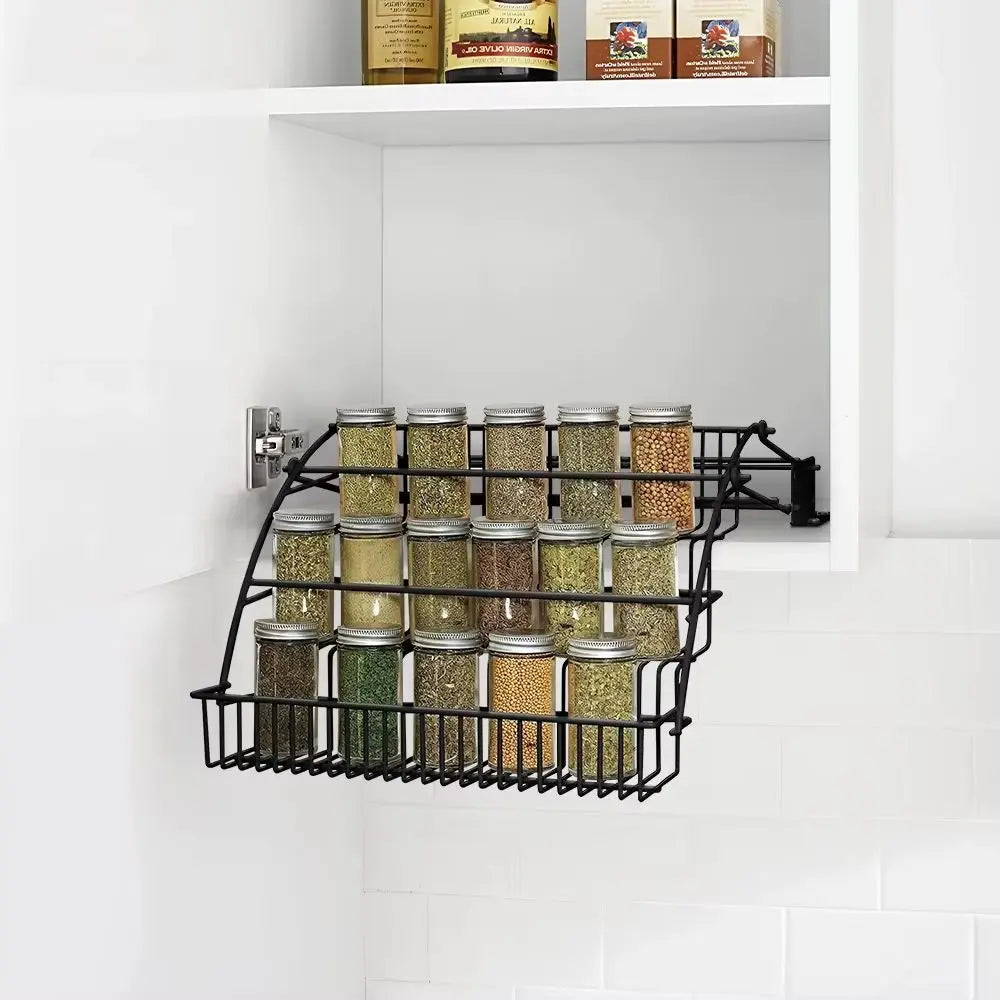 3 Tier Pull Down Spice Rack Organizer for Cabinet