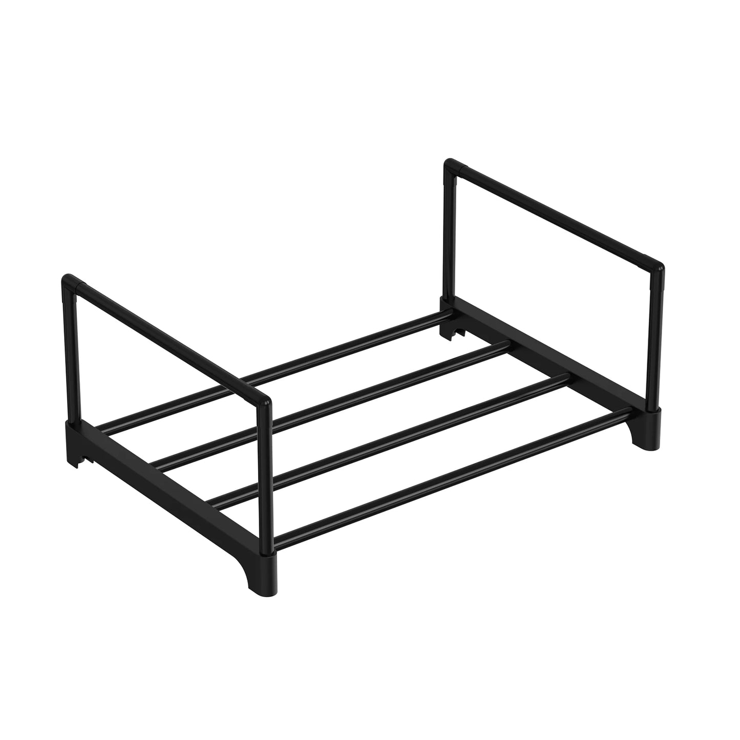 EFAN Shoe Rack, 10-Tier Metal Shoe Storage Organiser, Customisable Design, Metal Frame, Space-Saving Rack, for Room, Hallway