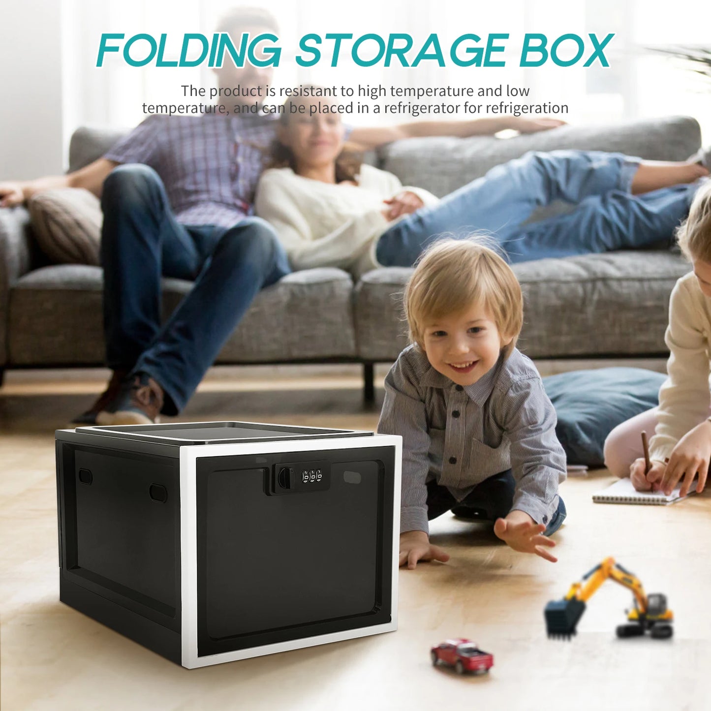Lockable Box, Medicine Lock Box for Safe Medication, Lockable Storage Box for Medicine, Food and Home Safety