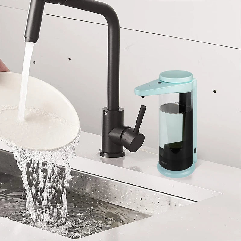 AIKE Automatic Liquid Soap Dispenser For Hands Washing Kitchen Liquid Soap Dispenser Chargeable USB Smart Dispenser For Soap