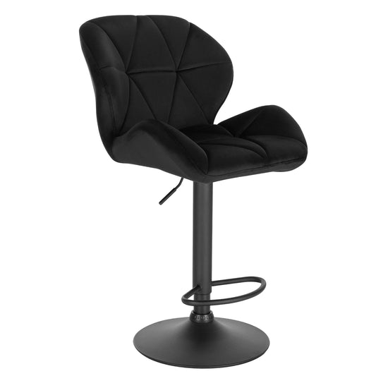 WOLTU 1PC Bar Chairs Breakfast Dining Stools Adjustable Swivel Gas Lift Steel Footrest Base Kitchen Island Counter Bar Stools