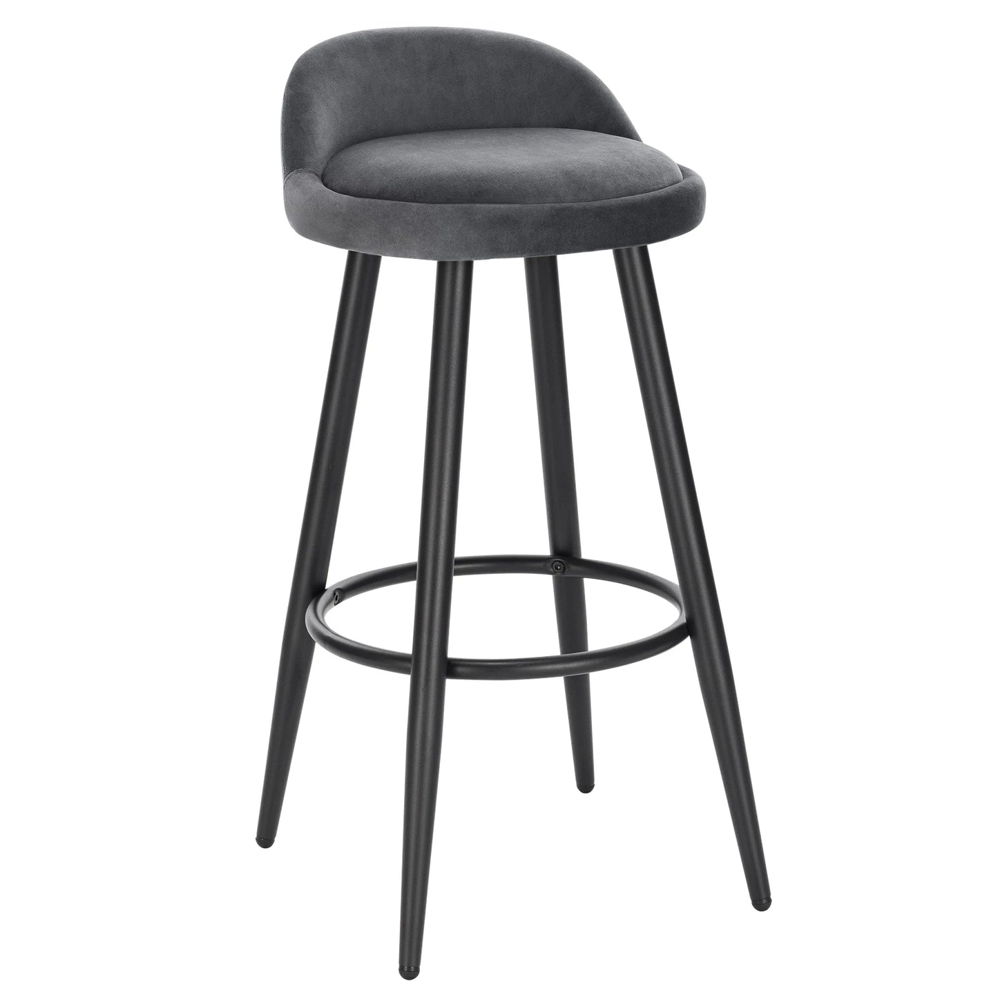 WOLTU 2PCS Bar Stool Bar Chair Counter Stool with Footrest Kitchen Dining Breakfast Chair High Cafe Stool Bar Furniture