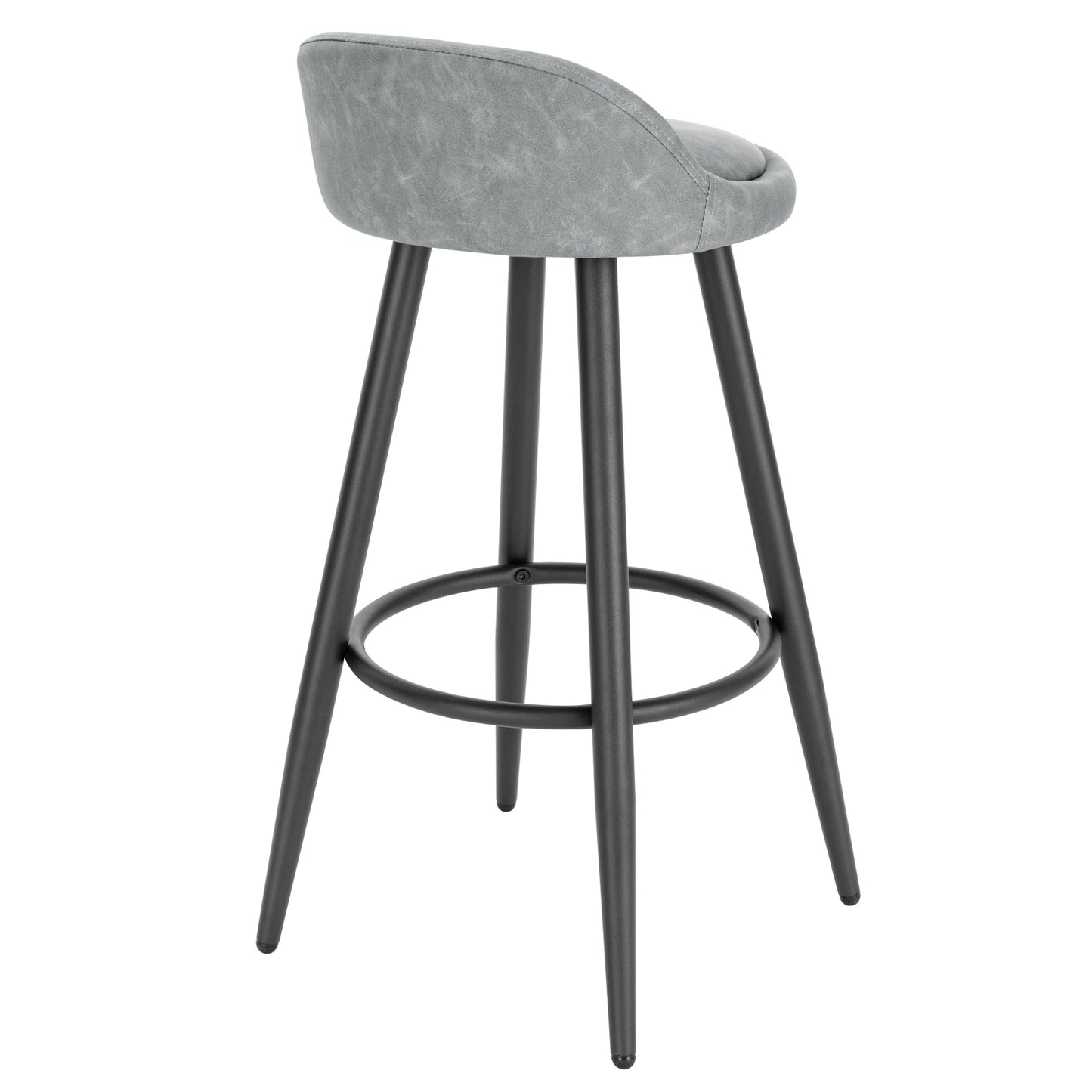 WOLTU 2PCS Bar Stool Bar Chair Counter Stool with Footrest Kitchen Dining Breakfast Chair High Cafe Stool Bar Furniture