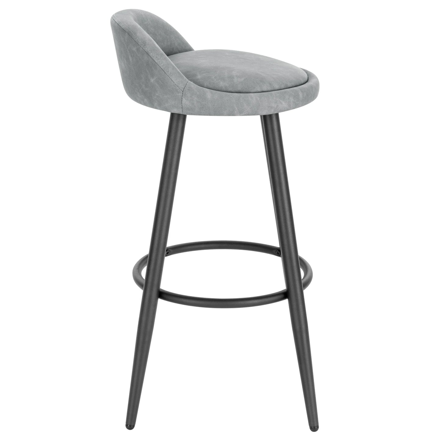 WOLTU 2PCS Bar Stool Bar Chair Counter Stool with Footrest Kitchen Dining Breakfast Chair High Cafe Stool Bar Furniture