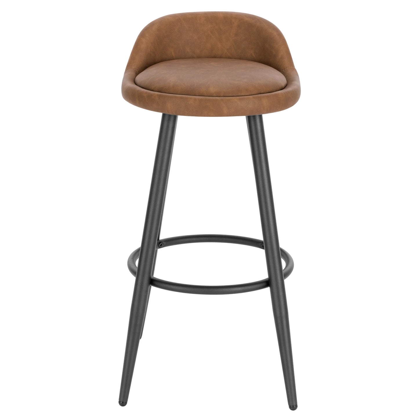 WOLTU 2PCS Bar Stool Bar Chair Counter Stool with Footrest Kitchen Dining Breakfast Chair High Cafe Stool Bar Furniture