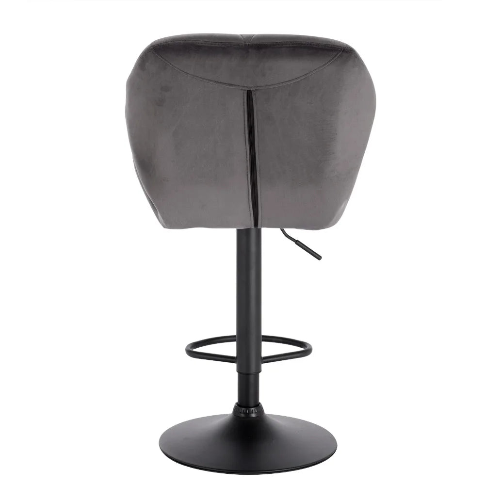WOLTU 1PC Bar Chairs Breakfast Dining Stools Adjustable Swivel Gas Lift Steel Footrest Base Kitchen Island Counter Bar Stools