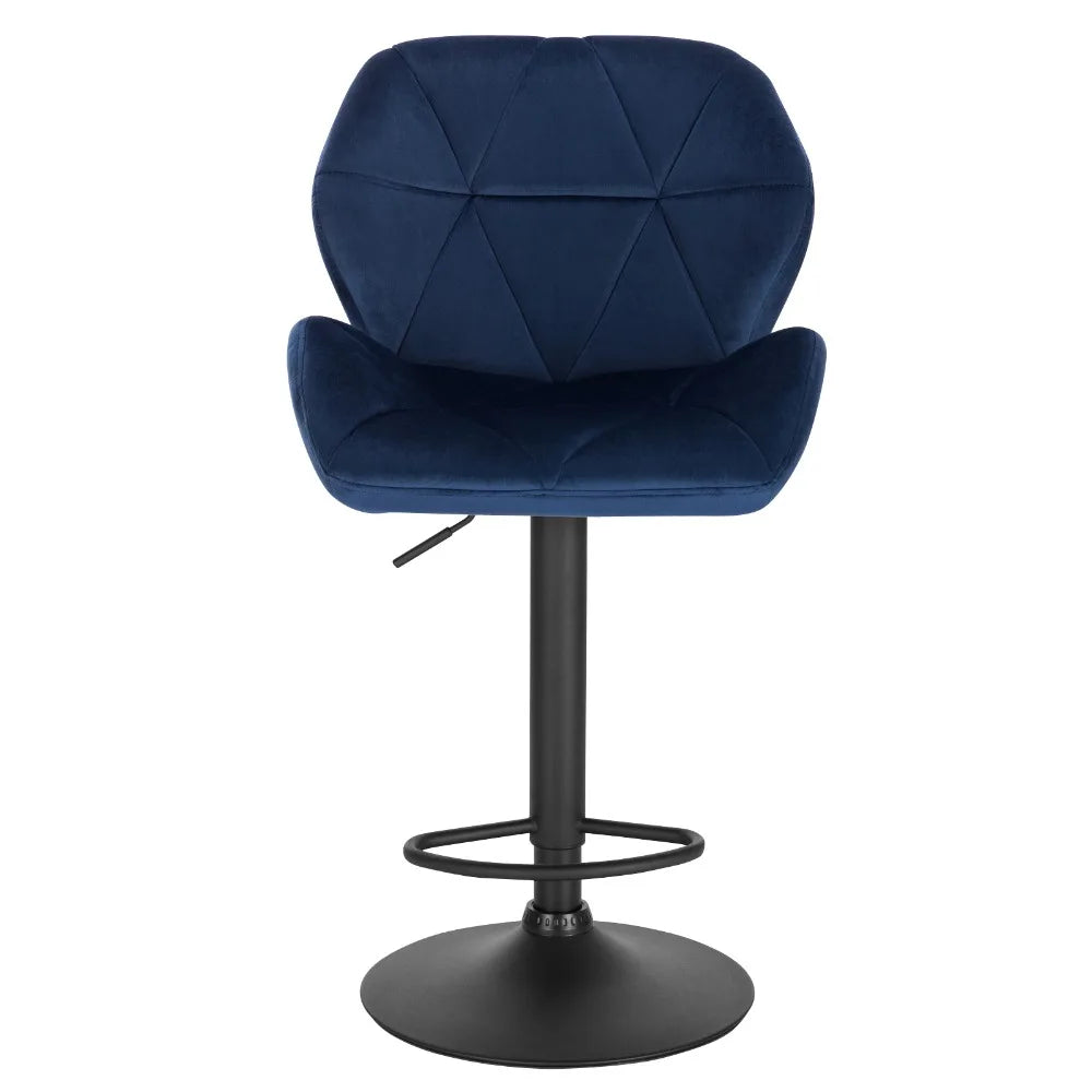 WOLTU 1PC Bar Chairs Breakfast Dining Stools Adjustable Swivel Gas Lift Steel Footrest Base Kitchen Island Counter Bar Stools