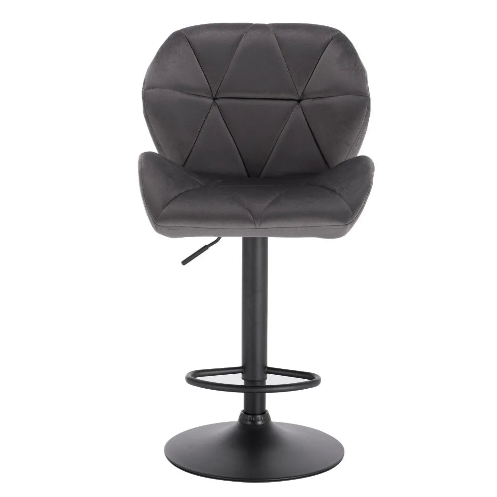 WOLTU 1PC Bar Chairs Breakfast Dining Stools Adjustable Swivel Gas Lift Steel Footrest Base Kitchen Island Counter Bar Stools