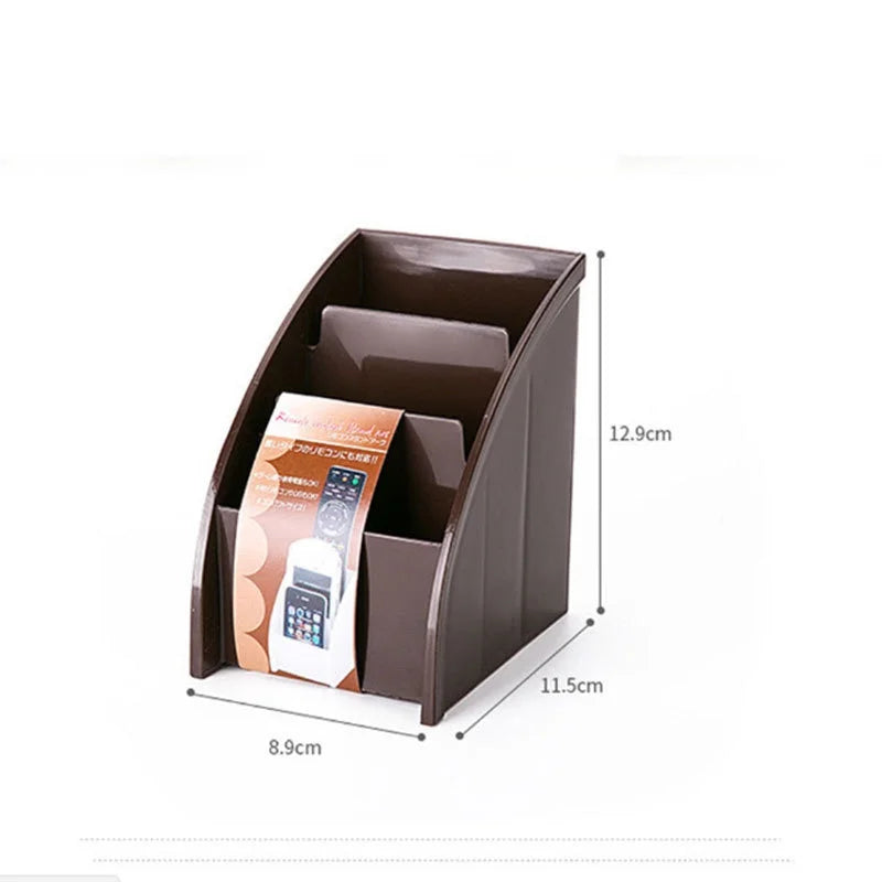 1PC Remote Control Storage Holder Desktop Case Box Organiser Mobile Phone Stand Home Decor