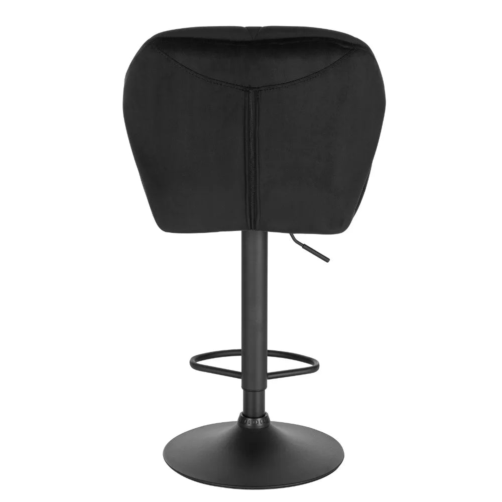 WOLTU 1PC Bar Chairs Breakfast Dining Stools Adjustable Swivel Gas Lift Steel Footrest Base Kitchen Island Counter Bar Stools