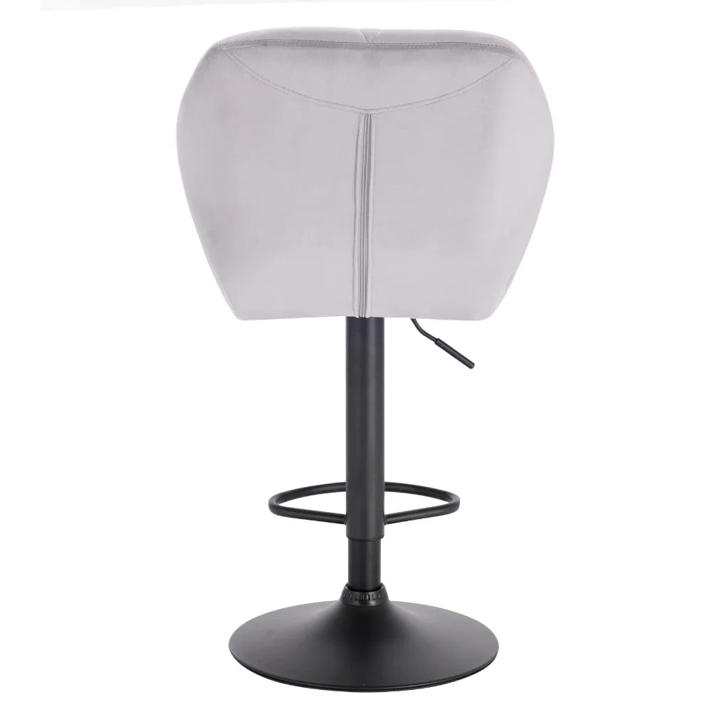 WOLTU 1PC Bar Chairs Breakfast Dining Stools Adjustable Swivel Gas Lift Steel Footrest Base Kitchen Island Counter Bar Stools