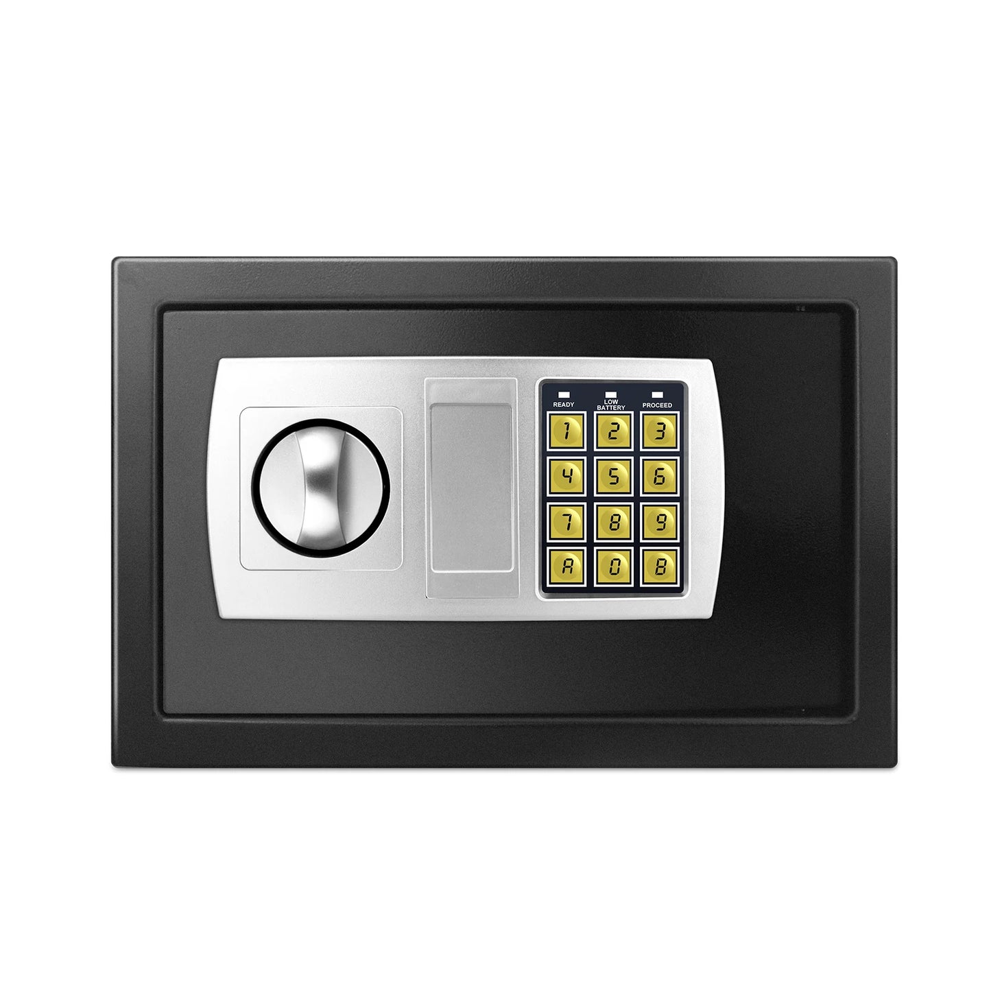 8.5L Small Digital Safe for Home,Electronic Cabinet Safes Fireproof Safes with Key &Electronic Lock,Security Safe Cash Box