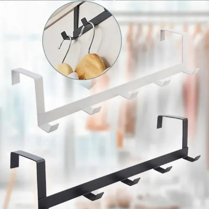 1 Pc Intimate 5 Practical Storage Hook Iron Hanger For Free Drill Locker Door Coat Rack Home Accessories Keyholder Cat hook Hook