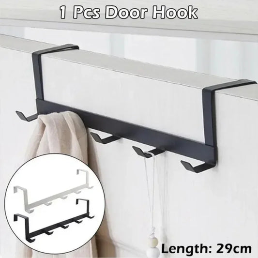 1 Pc Intimate 5 Practical Storage Hook Iron Hanger For Free Drill Locker Door Coat Rack Home Accessories Keyholder Cat hook Hook