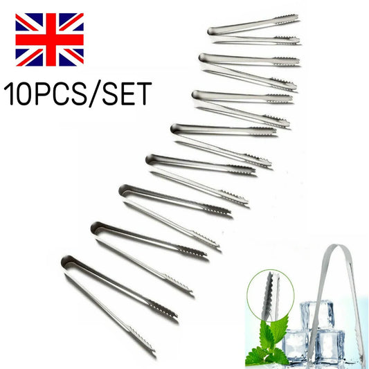 10Pcs Wedding Bar Sweet BBQ Candy Buffet Party Kitchen Scoop Ice Tongs Set UK