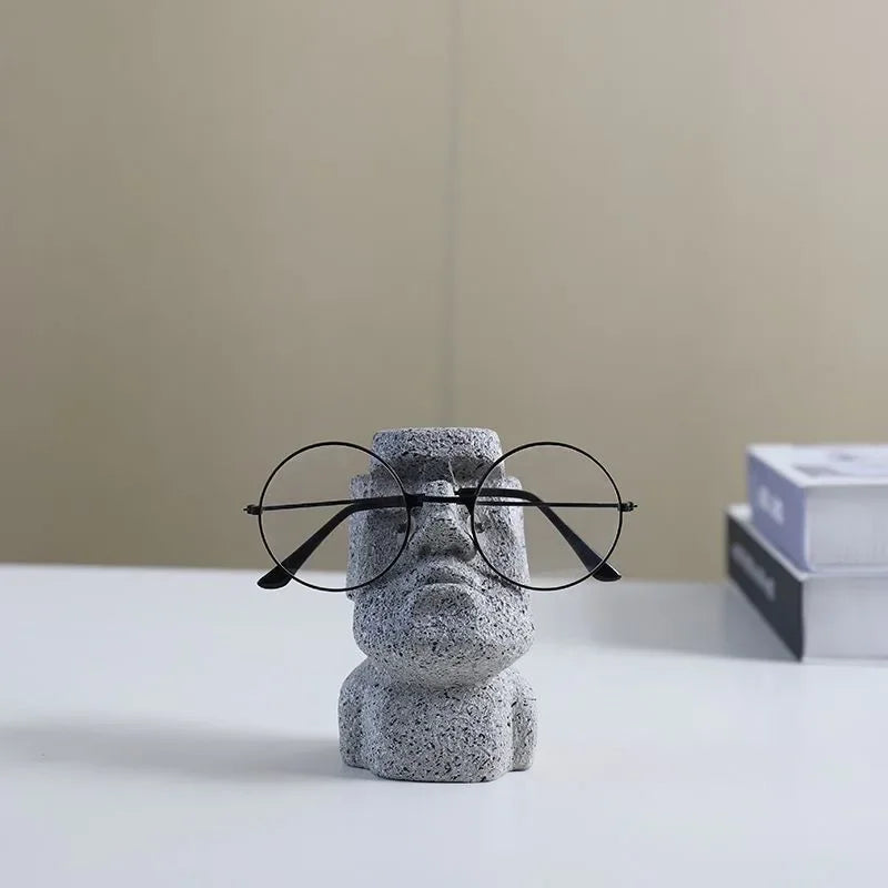 Funny Creative Glasses Holder Decorative Glasse Lenses Stand Office Accessories Figurines Miniatures Room Ornaments Home Dragons