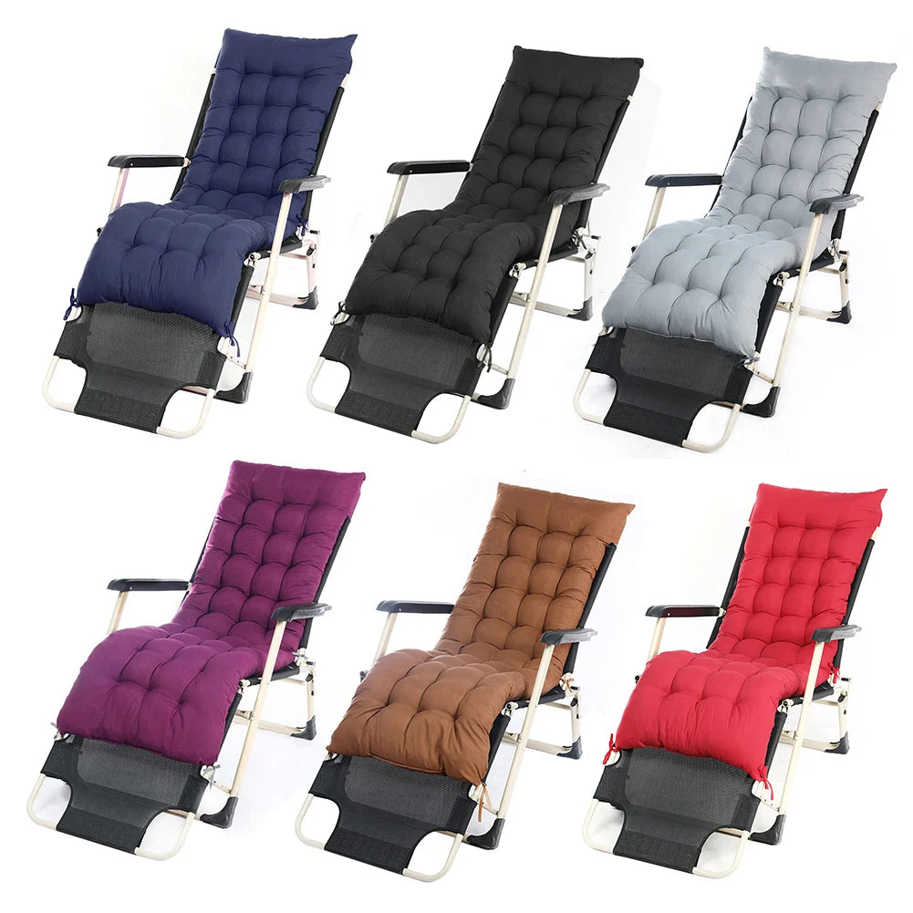 【Breeins】Sun Lounger Cushion Pad Garden In/Outdoor Recliner Chair Seat Pads