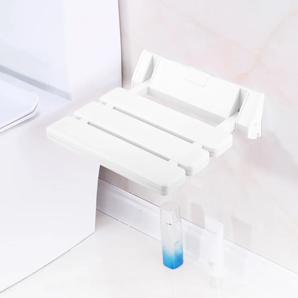 Foldable Shower Seat Wall Mounted for Bathroom Max 130kg