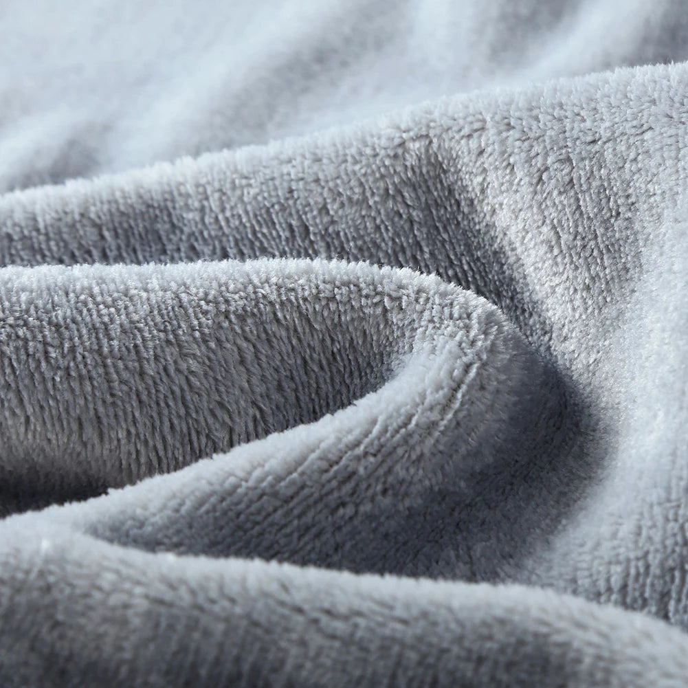 1-10PCS Flannel Fleece Blanket Winter Cozy Soft Blankets Multifunctional Farley Plush Blanket Cover Thermal Mat For Home Office