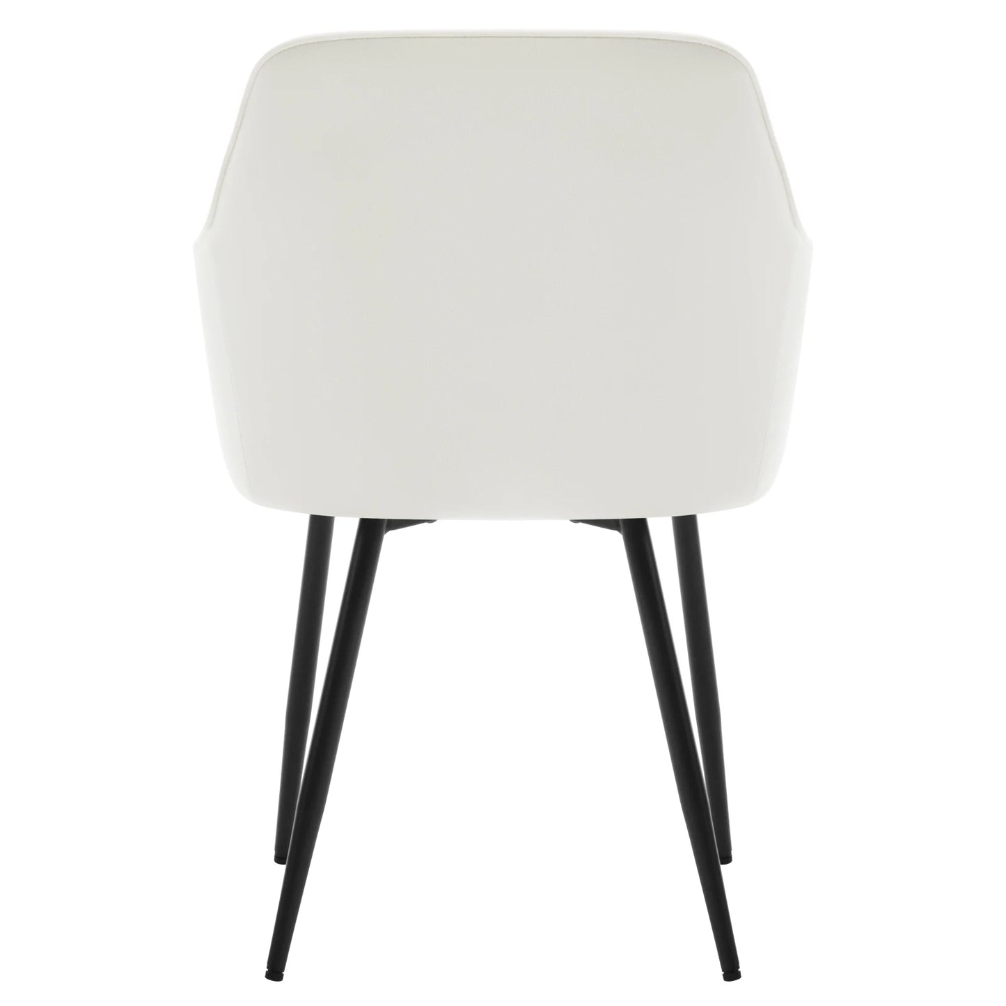 WOLTU 2PCS/Set Dining Chairs Upholstered Kitchen Chairs with Backrest Armrests Metal Legs for Living Room Office Dressing Table
