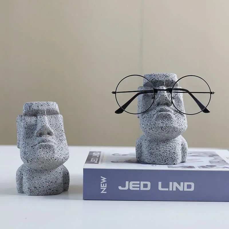 Funny Creative Glasses Holder Decorative Glasse Lenses Stand Office Accessories Figurines Miniatures Room Ornaments Home Dragons