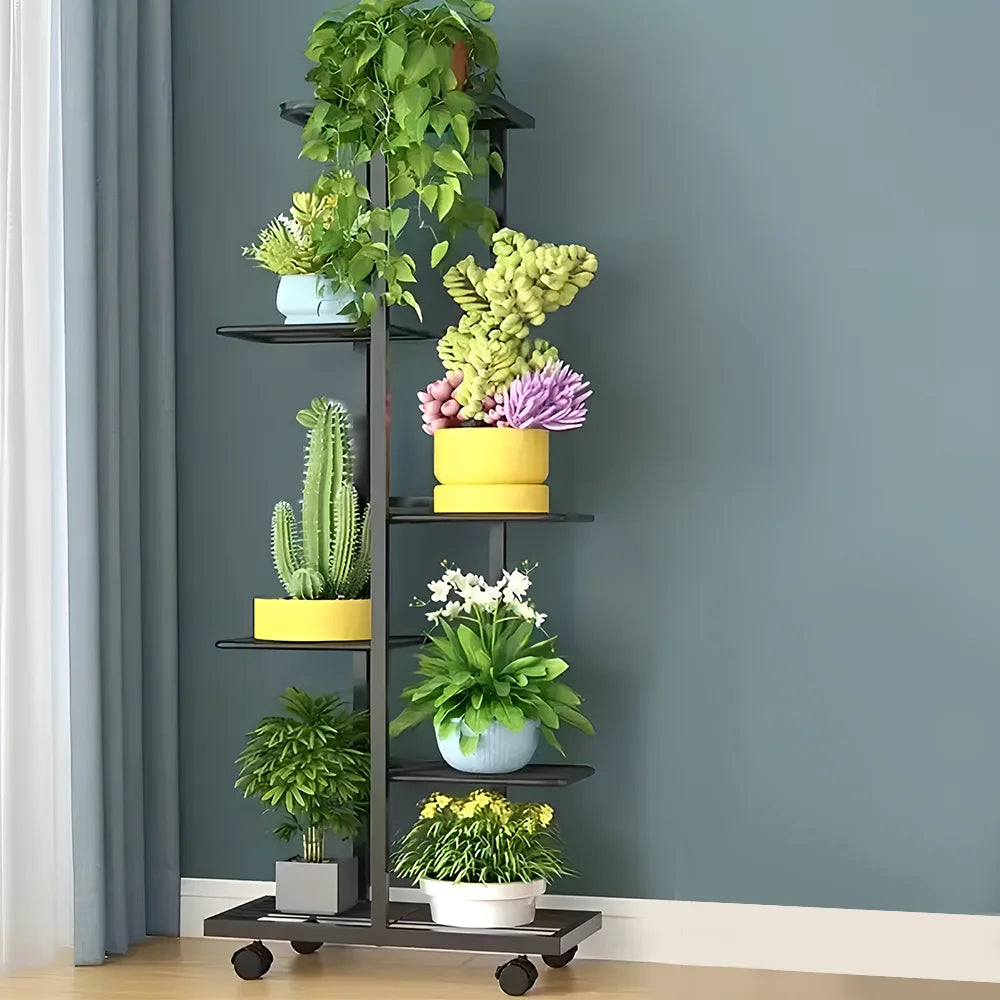 Plant Shelves 34/6/7 Tiers Flowerpot Organizer Iron Potted Flower Plant Rack Flower Stand for Indoor Outdoor Balcony Garden