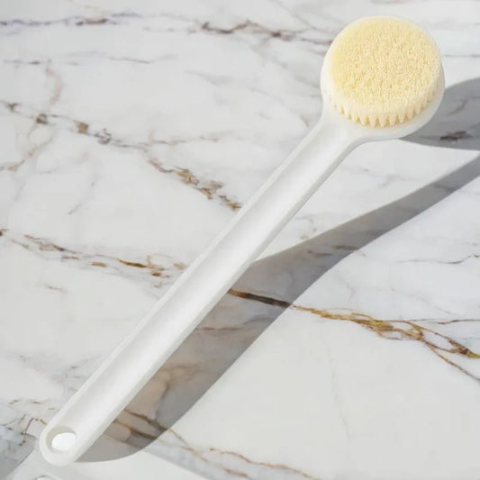 1 Pcs Japanese Bath Brush Long Handle Soft Hair Back Rubbing Body Scrubbing Gods Rub Health Shower Back Scrubber Dry Brushing
